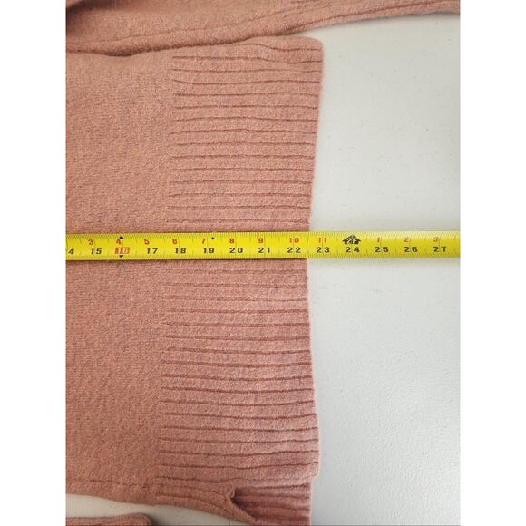 Madewell Sweater Womens Extra Small Pink Mock Neck Alpaca Wool Blend Pullover - Picture 11 of 12